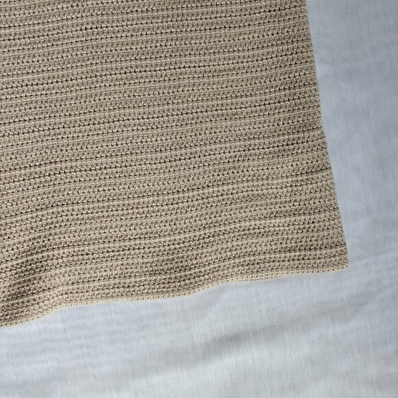 Banana Republic Cream Crochet Mini Dress Size Medium Body Con Boho - Picture 7 of 12